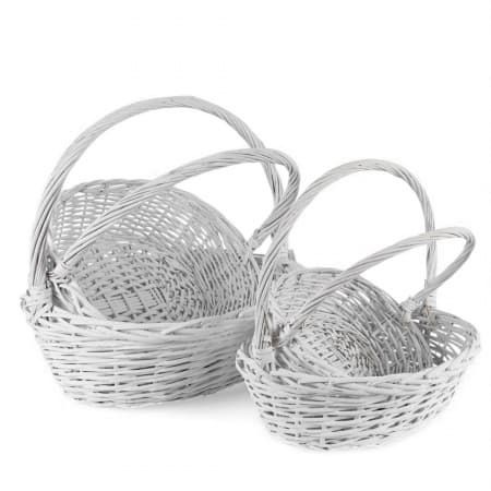 Плетеная корзина "Ива" Овал 43*38*Н15HH43 см Плетеная корзина "Ива" Овал 43*38*Н15HH43 см