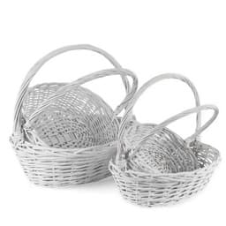 Плетеная корзина "Ива" Овал 50*45*Н17HH52 см