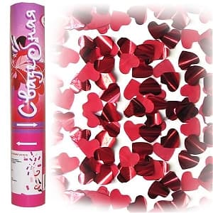 Пневмохлопушка пластиковой тубе/30см/ Свадебная Пневмохлопушка пластиковой тубе/30см/ Свадебная