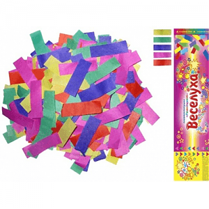 Пневмохлопушка Разноцвет/30см/Веселуха Пневмохлопушка Разноцвет/30см/Веселуха