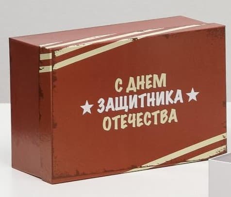 Подарочная коробка «23 февраля», 23,5 х 15,5 х 10 см Подарочная коробка «23 февраля», 23,5 х 15,5 х 10 см