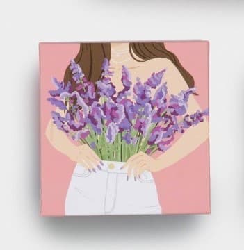 Подарочная коробка GIRL 14 х 14 х 8 см