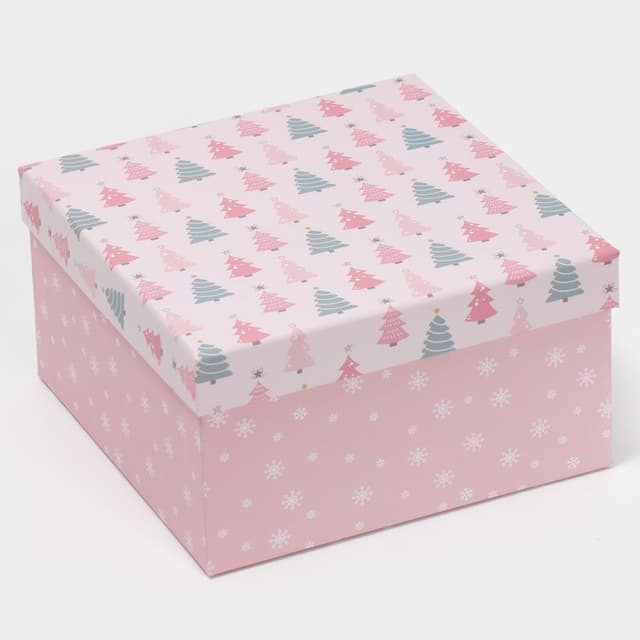 Подарочная коробка "Happy New year 2" 18 х 18 х 10 см Подарочная коробка "Happy New year 2" 18 х 18 х 10 см