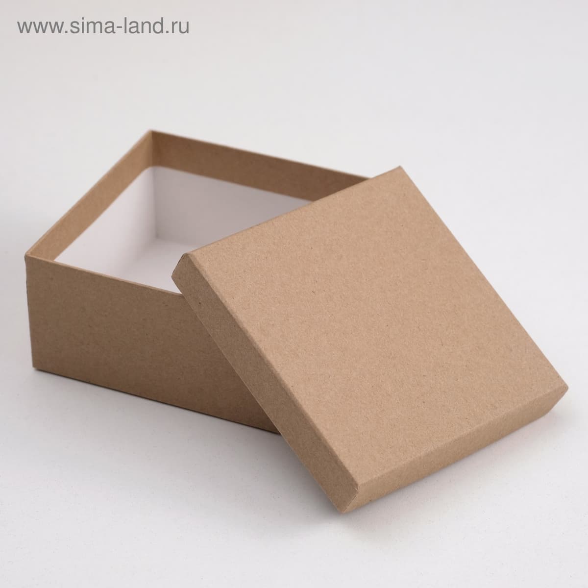 Подарочная коробка "Крафт однотонный" , 7 х 7 х 4 см.