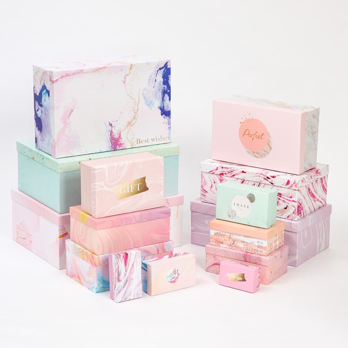 Подарочная коробка «Текстурный» , 24 х 15.5 х 9.5 см