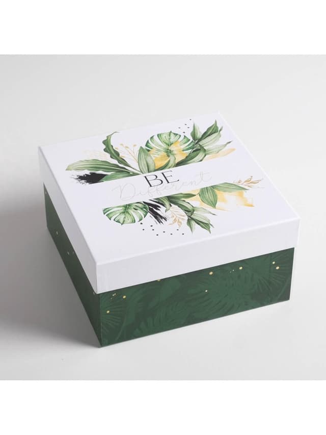 Подарочная коробка «Тропический» 18 х 18 х 10 см Подарочная коробка «Тропический» 18 х 18 х 10 см