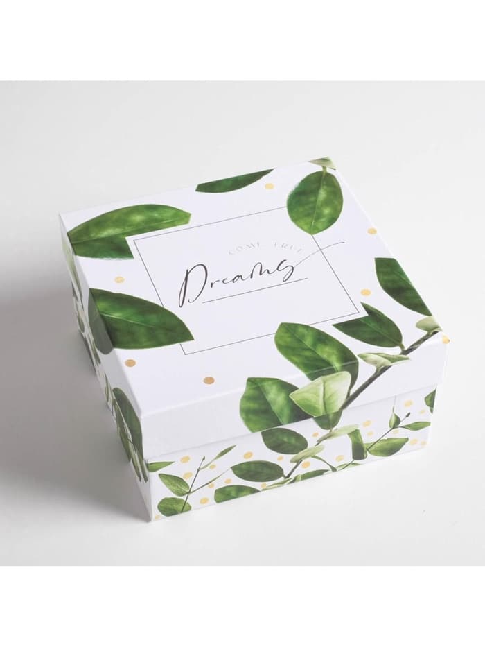 Подарочная коробка «Тропический» 16 х 16 х 9 см