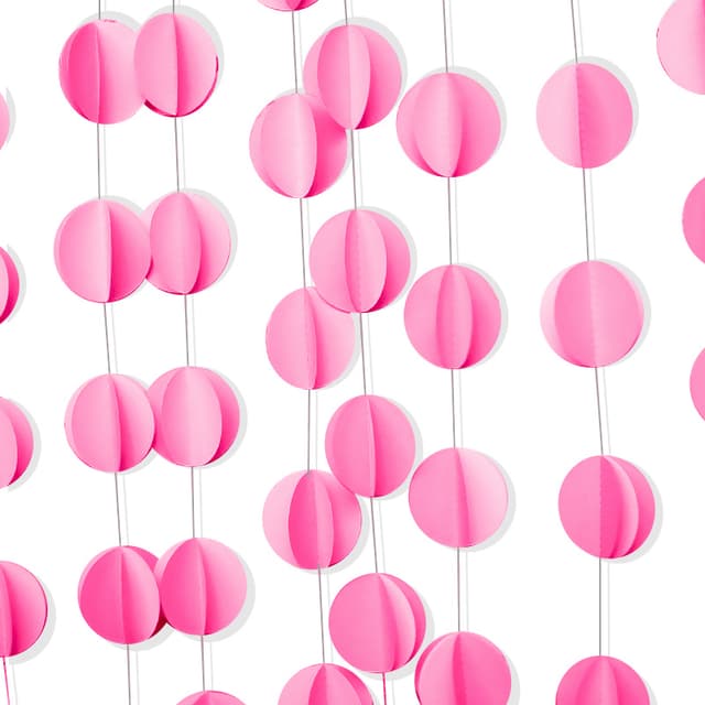 Подвеска Круги,розовый ,200см Подвеска Круги,розовый ,200см