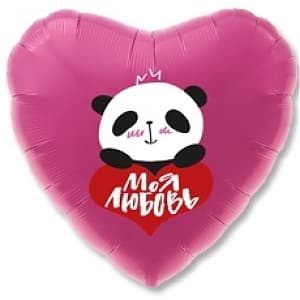 Р 18" Рус Моя Любовь Панда с сердцем/Agura Р 18" Рус Моя Любовь Панда с сердцем/Agura