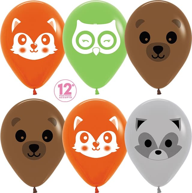 S 12 "/ 30 см Лесные зверята S 12 "/ 30 см Лесные зверята