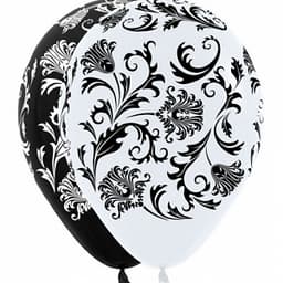 S 12" Дамаск (белый ,Черный ) Пастель