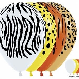 S 12" Джунгли (4 дизайна) ассорти