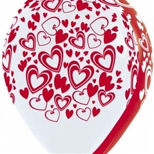 S 12" Кокетливые сердечки S 12" Кокетливые сердечки