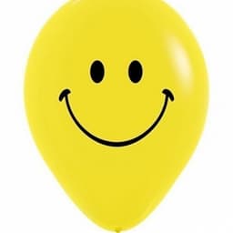 S 12" Смайл желтый пастель