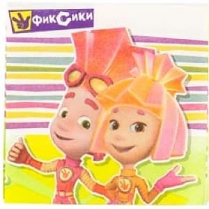 Салфетка Фиксики 25см/16шт/