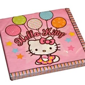 Салфетка Hello Kitty 33см/16шт/ Салфетка Hello Kitty 33см/16шт/