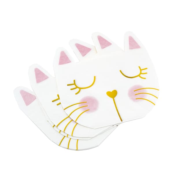 Салфетки "Кошка Мэри" / набор 12 шт. / Салфетки "Кошка Мэри" / набор 12 шт. /