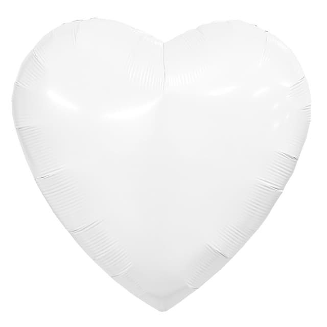 Сердца белые 90 см Сердца белые 90 см