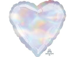 Сердца голография 45 см