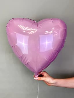 Сердца пастель 45 см розовые /fm