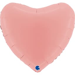 Сердца пастель макарунс нежно-розовые 45 см