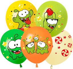 Шар (12''/30 см) Ам Ням, Ассорти, пастель, 1 ст