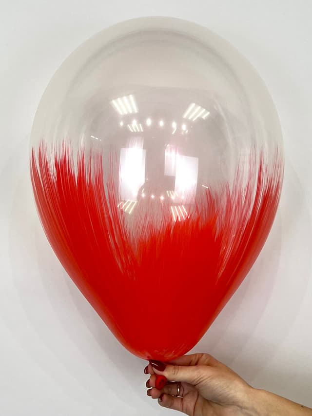 Шар (12''/30 см) Браш, Красный, кристалл Шар (12''/30 см) Браш, Красный, кристалл