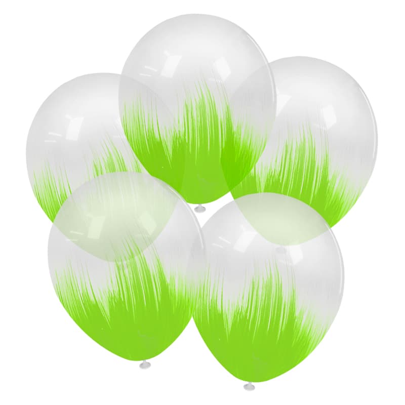 Шар (12''/30 см) Браш, Салатовый, кристалл