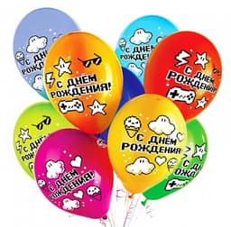 Шар 12"/30 см СДР Пиксели