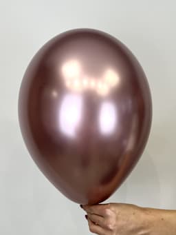 Шар (12"/30см) Хром,розовый