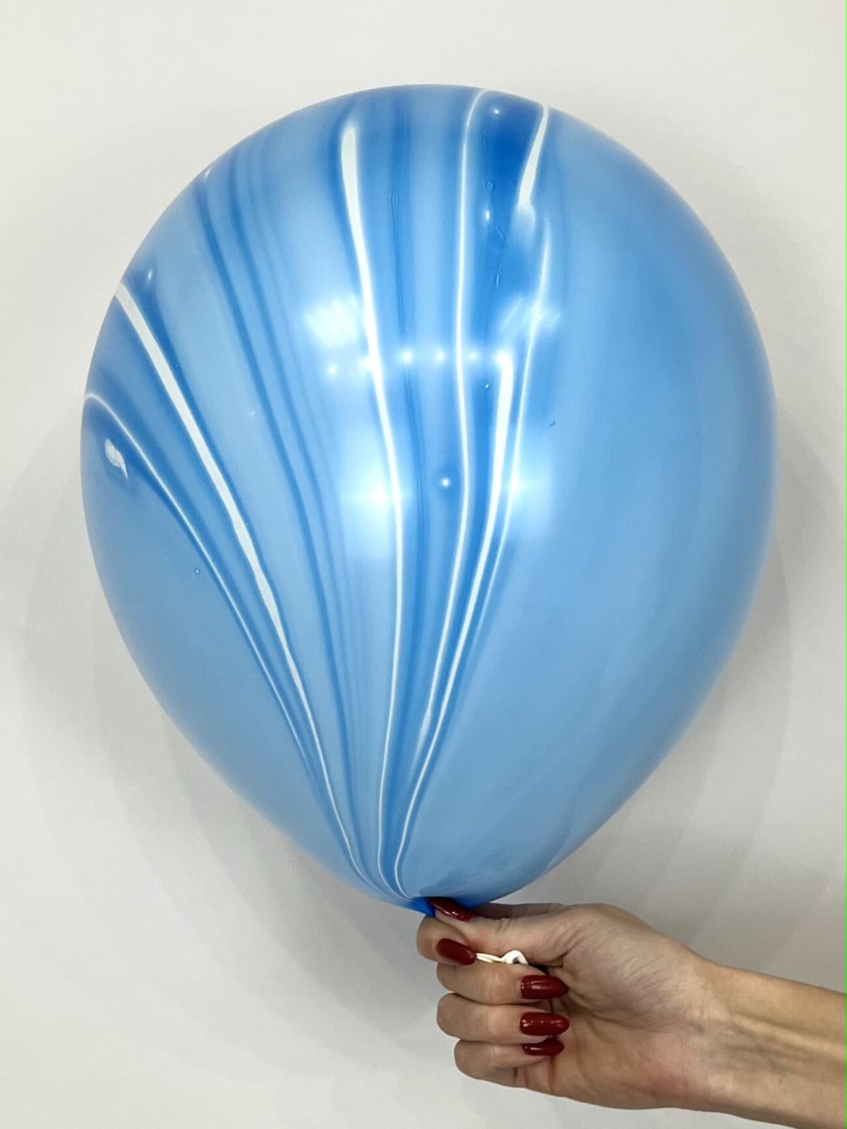 Шар 12"30см Синий,агат