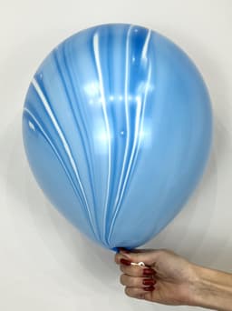 Шар 12"30см Синий,агат