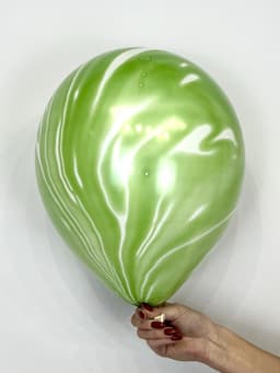 Шар 12"30см Зеленый,агат