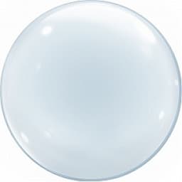 Шар (18"/45 см) Сфера 3D Deco Bubble/баблс ДЛЯ ГЕЛИЯ