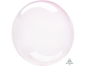 Шар (18"/45 см) Сфера 3D Deco Bubble/баблс розовый