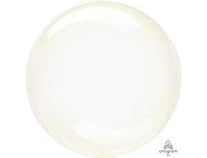 Шар (18"/45 см) Сфера 3D Deco Bubble/баблс желтый