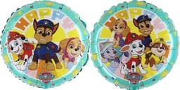 Шар (18''/46 см) Круг, Щенячий Патруль, Счастливая команда