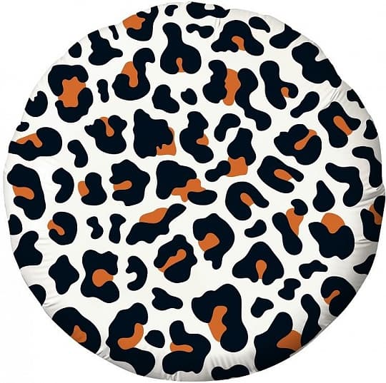 Шар (18"/46см) Круг,Анималистика пятнистый окрас,Леопард