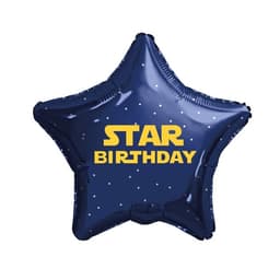 Шар (18"/46см) Звезда, Star Birthday