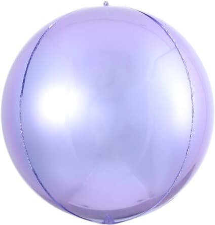 Шар (20''/51 см) Сфера 3D, Сиреневый Шар (20''/51 см) Сфера 3D, Сиреневый