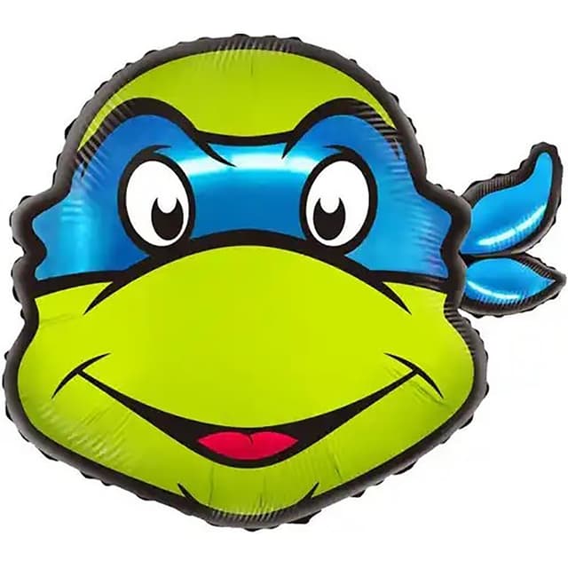 Шар (23''/58 см) Фигура, Черепашка, Синяя маска Шар (23''/58 см) Фигура, Черепашка, Синяя маска