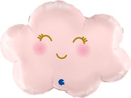 Шар (24''/61 см) Фигура, Маленькое облако, Розовый