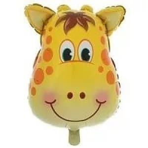 Шар (25"/64см) Фигура Голова Жирафа Шар (25"/64см) Фигура Голова Жирафа
