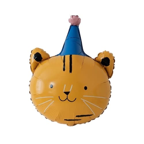 Шар (29''/74 см) Фигура, Тигренок в колпачке Шар (29''/74 см) Фигура, Тигренок в колпачке