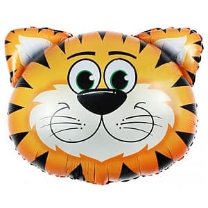 Шар (29"/74см) Фигура,Большая голова Тигра Шар (29"/74см) Фигура,Большая голова Тигра