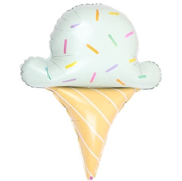 Шар (30"/76см) Фигура,Мятное мороженое Шар (30"/76см) Фигура,Мятное мороженое
