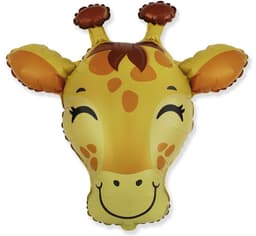 Шар (31''/79 см) Фигура, Голова, Милый Жираф