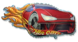 Шар (31"/79 см) Фигура, Гоночная тачка, Красный