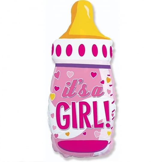 Шар (31"/79см) Фигура,Бутылочка для девочки Шар (31"/79см) Фигура,Бутылочка для девочки