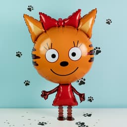 Шар (32''/81 см) Ходячая Фигура, Три Кота, Карамелька